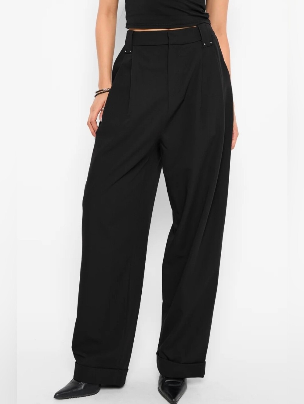 Riley Relaxed Pleated Trouser UK10